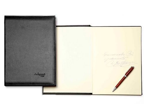Livro de assinaturas autograph 6876 capa acolchoada preta 305x210 mm , Autograph , 57052 , 8428143687612